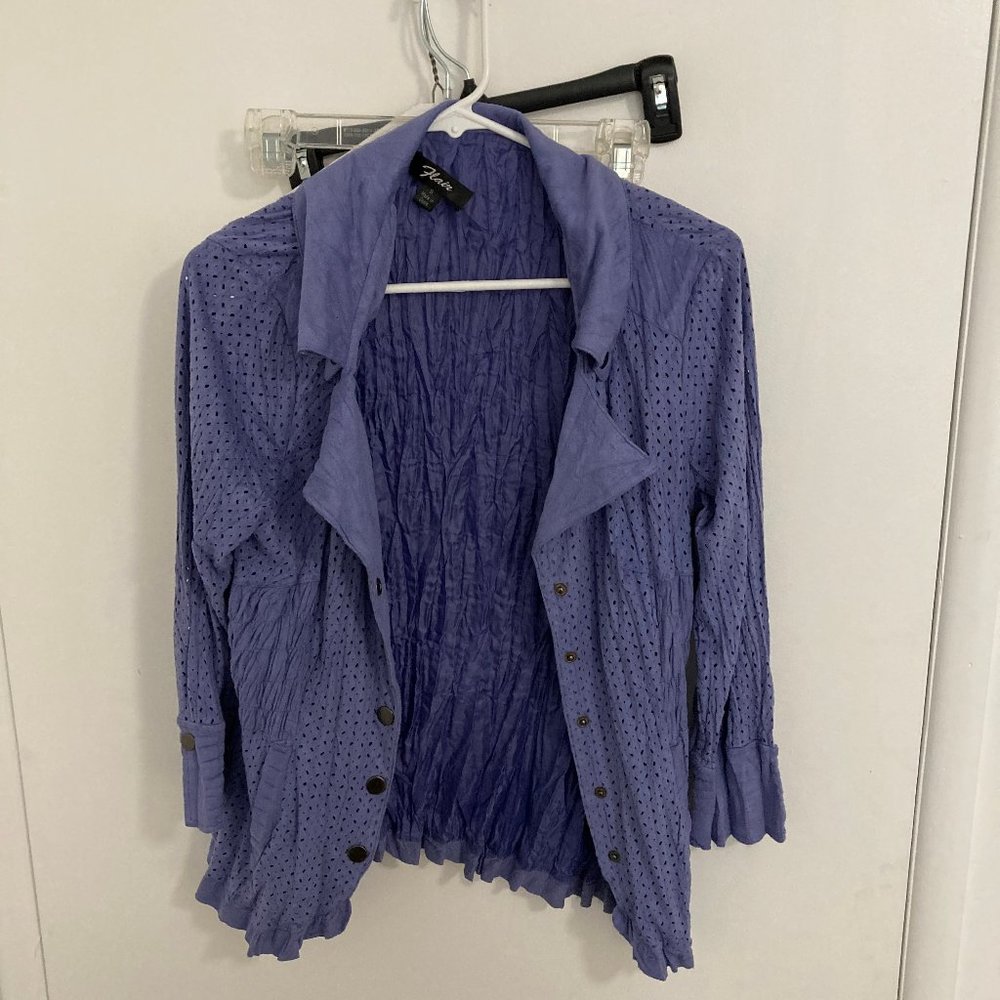Flair Women's Button Down Collared Jacket